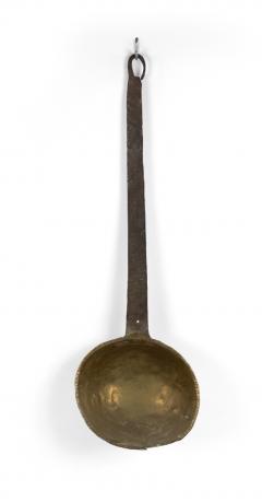 American Country Style Brass and Iron Ladle - 4321921