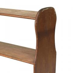 American Country Style Stained Pine Bookshelf - 4170699