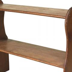 American Country Style Stained Pine Bookshelf - 4170700