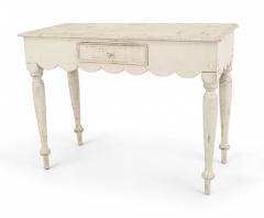 American Country White Painted Console Table - 1428821