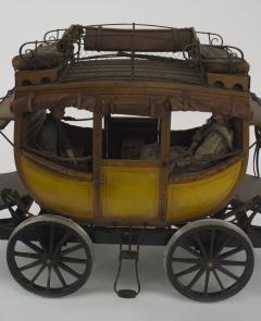 American Country Wooden Train Coach Model - 4519666