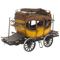 American Country Wooden Train Coach Model - 4528993