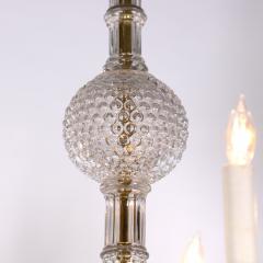 American Cut Crystal and Brass Chandelier Circa 1930 - 3606836