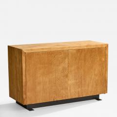 American Designer Cabinet with Maple and Metal 1950s - 4801485
