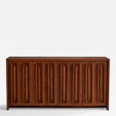 American Designer Cabinet with Pine and Walnut USA 1950s - 4797660