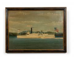 American Ebonized Greyhound Boat Painting - 4516928