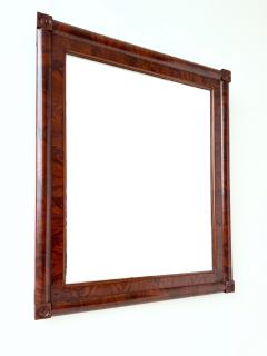 American Empire Flame Mahogany Wall Mirror - 4465421