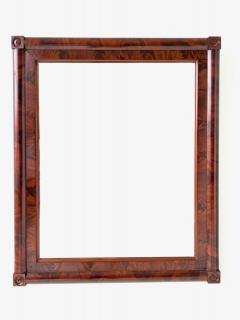 American Empire Flame Mahogany Wall Mirror - 4465454