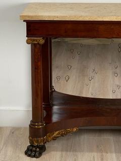 American Empire Mahogany Console Table Circa 1830 - 1400872