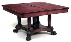 American Empire Mahogany Dining Table - 1429779