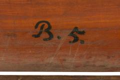 American Empire Mahogany Scroll Form Sleigh Bed - 4168974