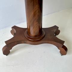 American Empire Mahogany flip top Game table  - 4502780