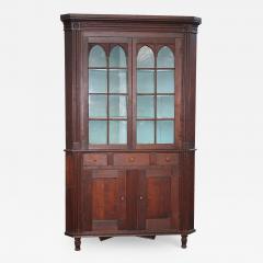 American Federal Cherrywood Corner Cupboard - 1467509