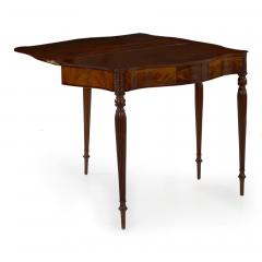 American Federal Inlaid Mahogany Card Games Table Massachusetts circa 1810 - 1065399