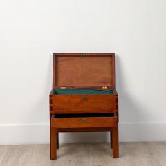 American Federal Mahogany Box on Later Stand Circa 1820 - 2572305