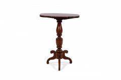 American Federal Mahogany Tilt Top Scalloped Table - 1437934