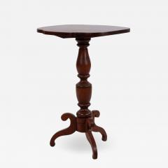 American Federal Mahogany Tilt Top Scalloped Table - 1443444