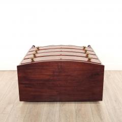 American Federal Period Bow Front Mahogany Chest circa 1800 - 2827823