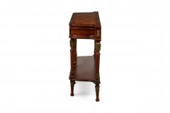 American Federal Style Merrion Cherry Veneer Console Table - 4658080