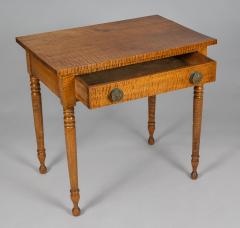 American Federal Tiger Maple Side Table - 3943903