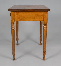 American Federal Tiger Maple Side Table - 3943906