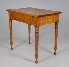 American Federal Tiger Maple Side Table - 3943907