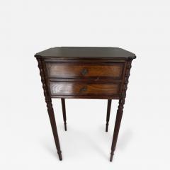 American Federal mahogany 2 drawer end table - 4717888