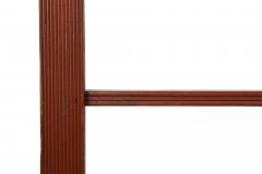 American Folk Art Red Painted Hanging Wall Mounted Shelf 19th century - 4501810