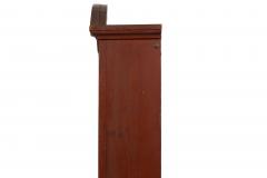 American Folk Art Red Painted Hanging Wall Mounted Shelf 19th century - 4501811