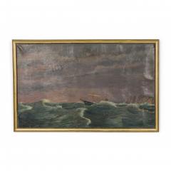 American Heavy Seas Ship Painting - 4636254