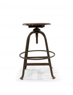 American Industrial Metal Swivel Stool - 4673265
