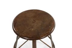 American Industrial Metal Swivel Stool - 4673267