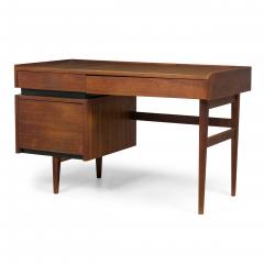 American Mid Century 3 drawer Walnut Desk - 4700423