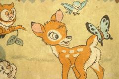 American Mid Century Bambi Cartoon Rug - 4656454
