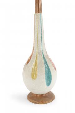 American Mid Century Beige Porcelain Table Lamp - 1377860