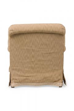 American Mid Century Beige Round Back Armchair - 4171487