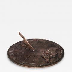 American Mid Century Brass Sundial - 4742361