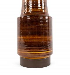 American Mid Century Brown Ceramic Table Lamp - 1377934