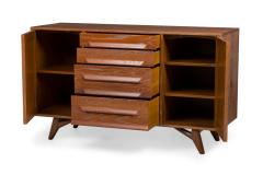 American Mid Century Cerused Oak Four Drawer Credenza - 4161824