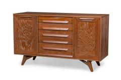 American Mid Century Cerused Oak Four Drawer Credenza - 4161826