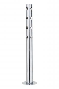American Mid Century Chrome Cylindrical Floor Flamp - 4162454