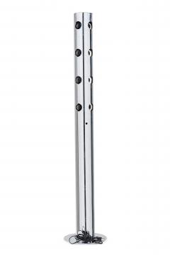 American Mid Century Chrome Cylindrical Floor Flamp - 4162455
