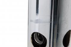 American Mid Century Chrome Cylindrical Floor Flamp - 4162458