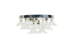 American Mid Century Glass Bloom Cluster Plafonnier - 4162402