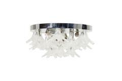 American Mid Century Glass Bloom Cluster Plafonnier - 4162404