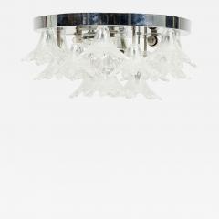 American Mid Century Glass Bloom Cluster Plafonnier - 4167676