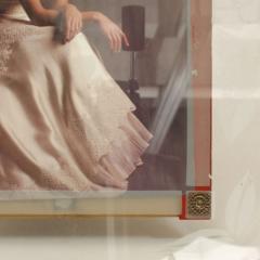 American Mid Century Glass Picture Frame - 4671267