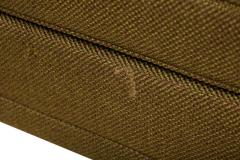 American Mid Century Greenish Brown Upholstered 3 Seater Sofa - 4660892