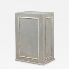 American Mid Century Grey Painted Pedestal - 4198201