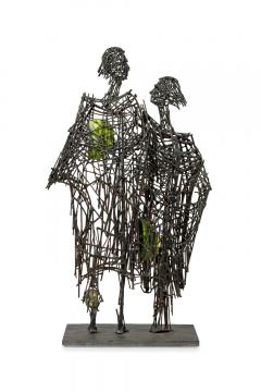 American Mid Century Heart of Glass Figurative Sculpture - 4197406